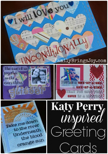 Katy Perry Inspired Greeting Cards familybringsjoy.com