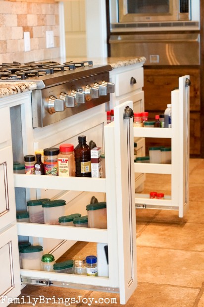 Custom Kitchen storage familybringsjoy.com