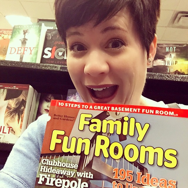 I've been keeping this a secret...but now I can share the big news! My craft room has been featured in this magazine! It's called Family Fun Rooms. I really can't believe it. Someone pinch me. {not really} It was released for sale today. Walked into Barnes & Noble, found it! It's a 6 page layout and article beginning on page 92. Family Fun Rooms has 17 way-cool indoor and outdoor spaces. Celebrating the news with you first my awesome Insta friends! #excited #grateful #happy #familyfunrooms #familybringsjoy #craftroom #magazine #specialinterestpublication #woodmagazine #meredith #foundmeonyoutube