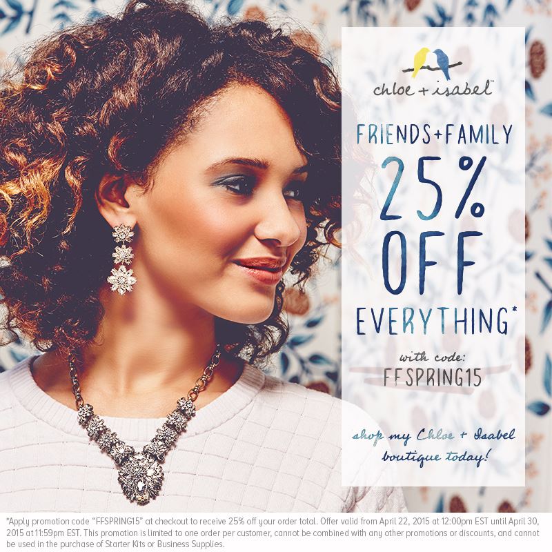 25 percent off everything at jewelrybringsjoy.com