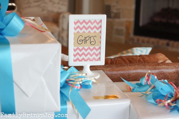 Gifts Table